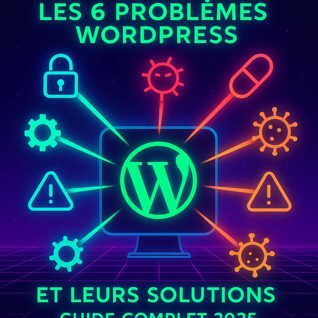 Les 6 Problèmes WordPress Les Plus Courants (et Leurs Solutions) – Guide Complet 2025